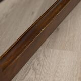 Vintage table 60s wood and glass design fontana arte
