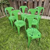 Joseph Mathieu garden table and chairs set