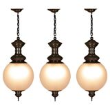 LS1 Pendant Lamps by Luigi Caccia Dominioni for Azucena, Italy, 1950s, Set of 3