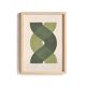 Abstract painting - illustration B 206 - 30x40 painting signed Eawy