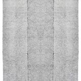 Tapis vintage moderne blanc et noir 7x10 206x297 cm