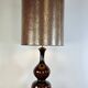 Vintage 70's glazed ceramic lamp