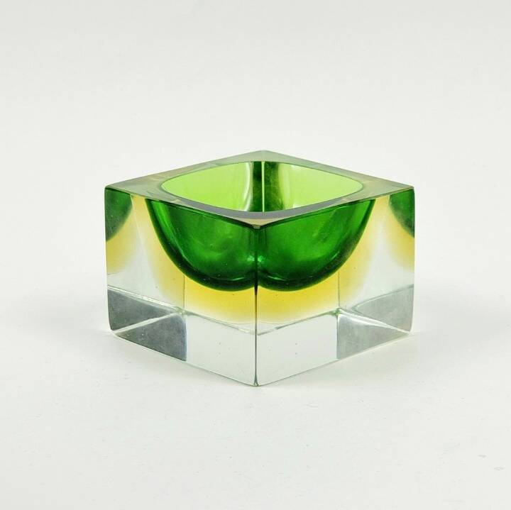 Mid Century Murano Glass Catchall/Ashtray by Flavio Poli for Seguso, 1970s