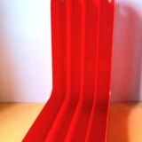 Ranges vinyles 33t en plastique orange 70s