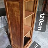 Vintage oak curtain cabinet
