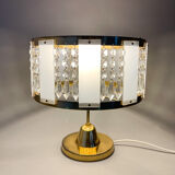 Lampe de table en laiton de la verrerie Novy Bydzov, Tchécoslovaquie, 1970
