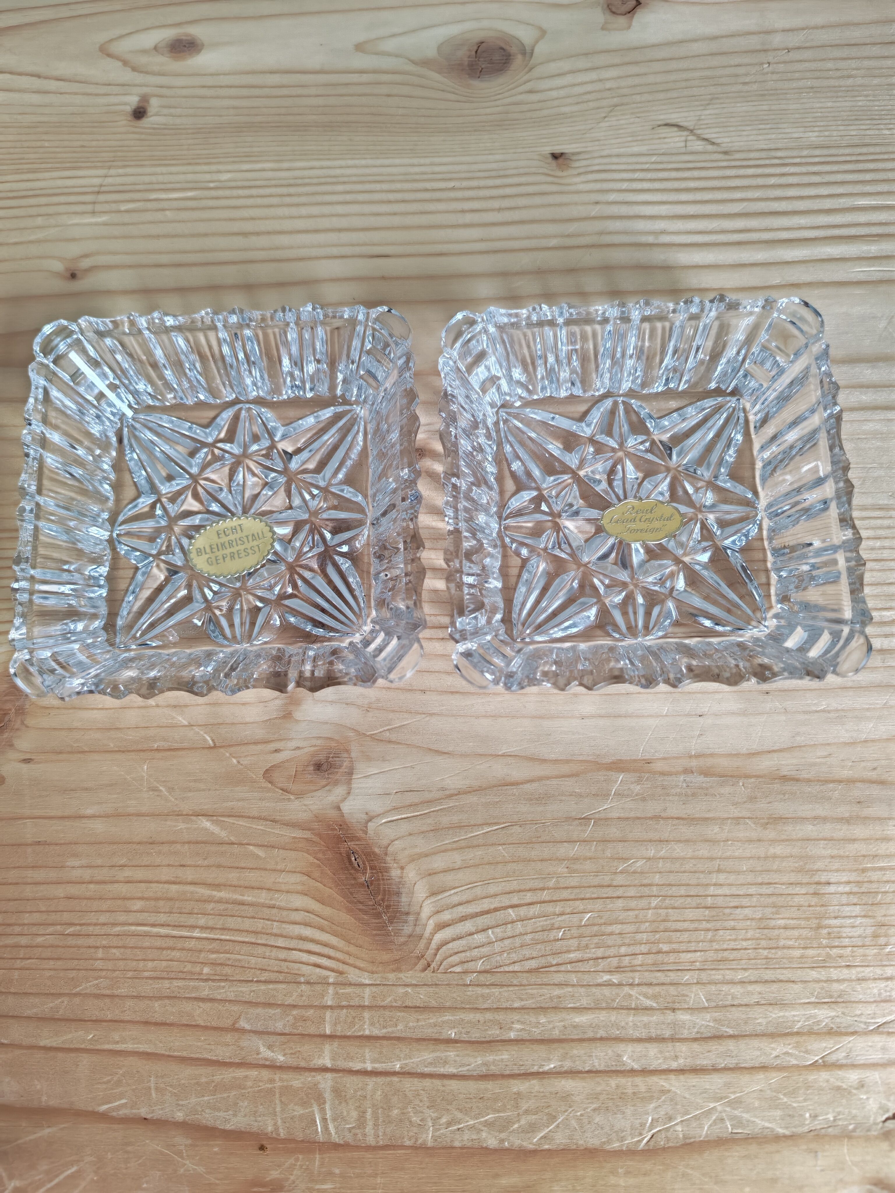 Two crystal catchalls.