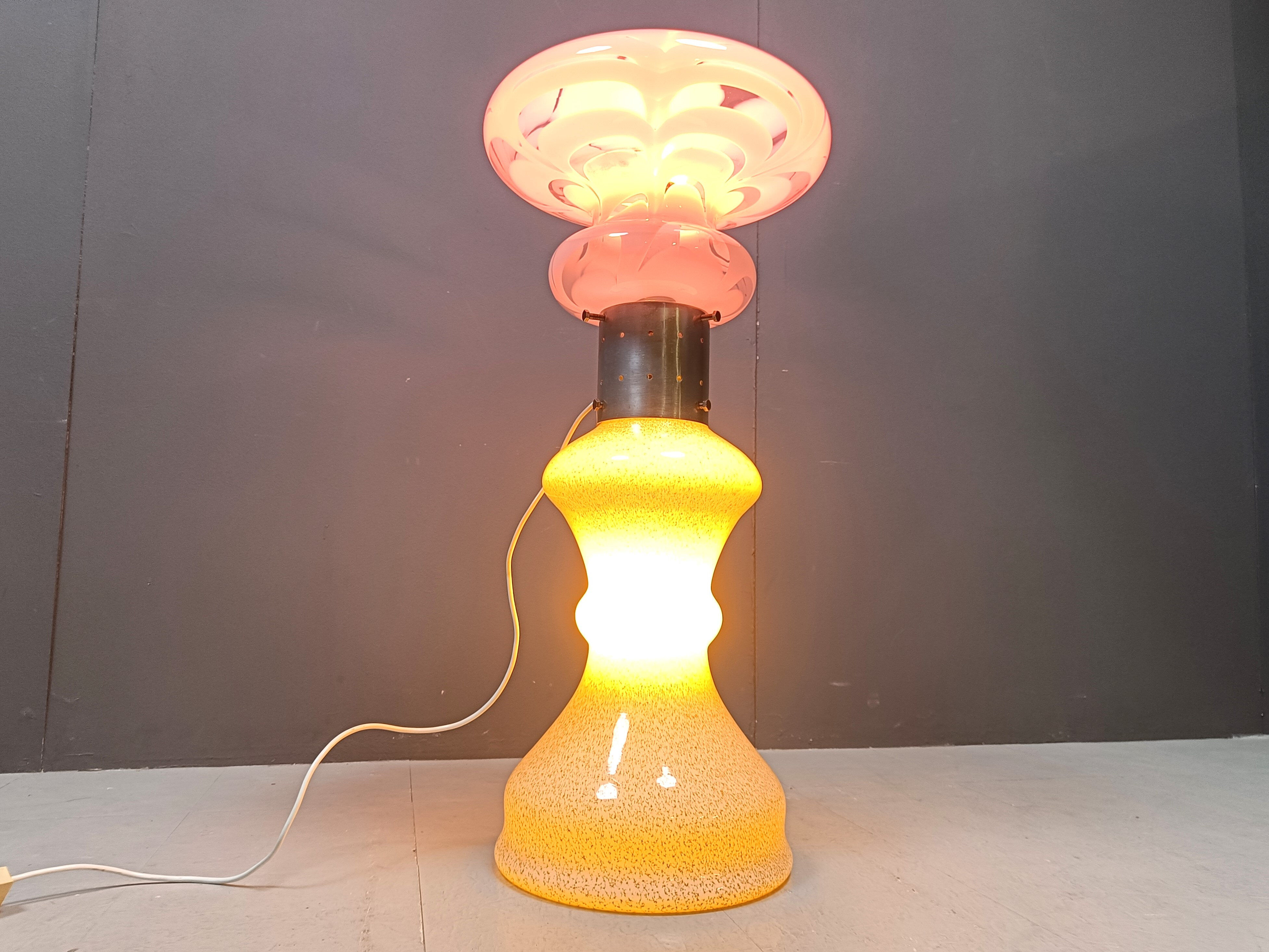 Vintage floor lamp by Mazzega, 1960s