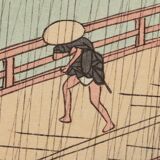 Sudden Shower Over Ohashi Bridge and Atake_Utagawa Hiroshige