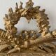 Old mirror with pediment  72x112cm
