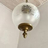 Vintage ball pendant light