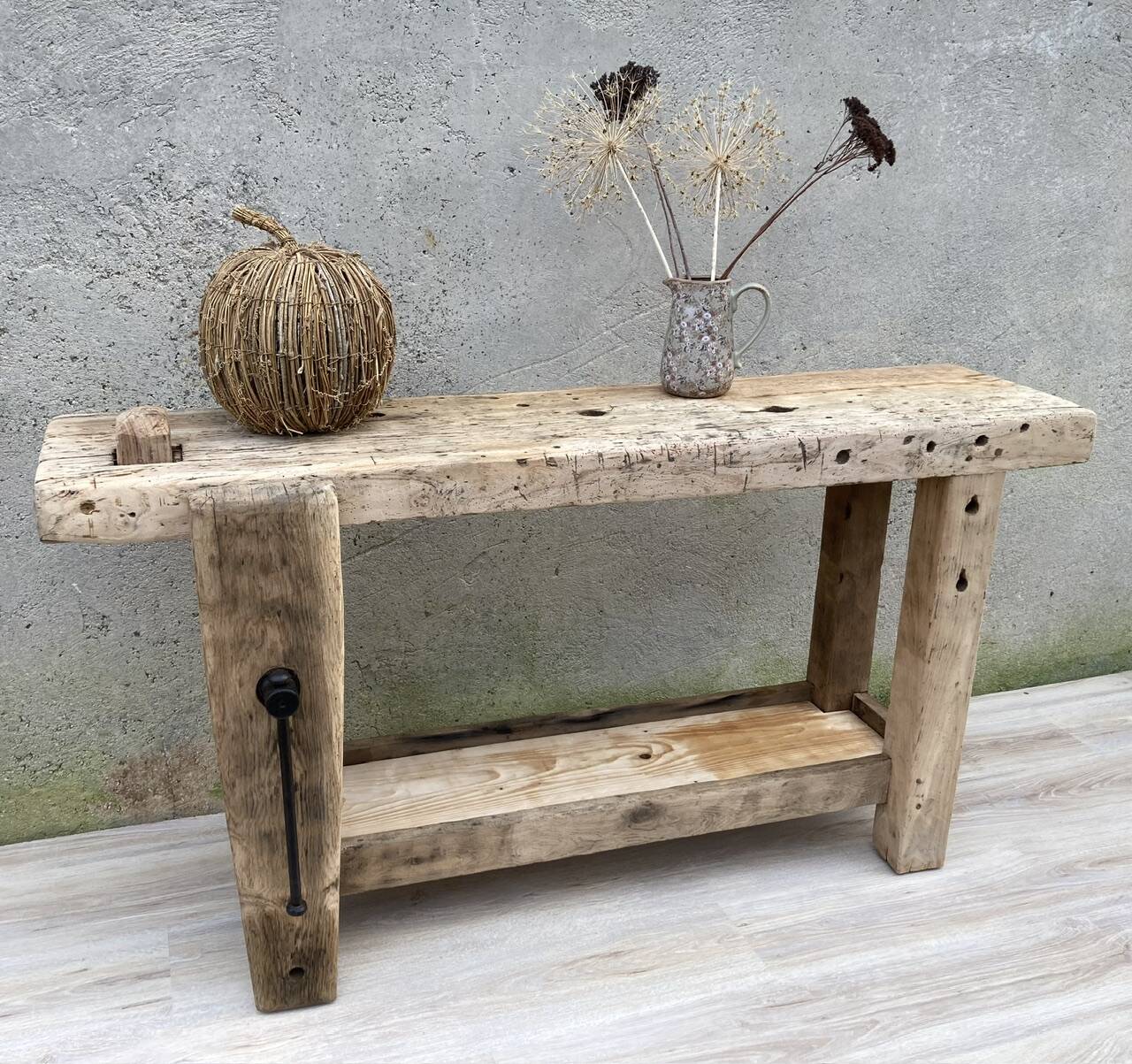 Old small carpenter's workbench