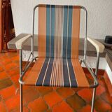 Chaise de camping vintage
