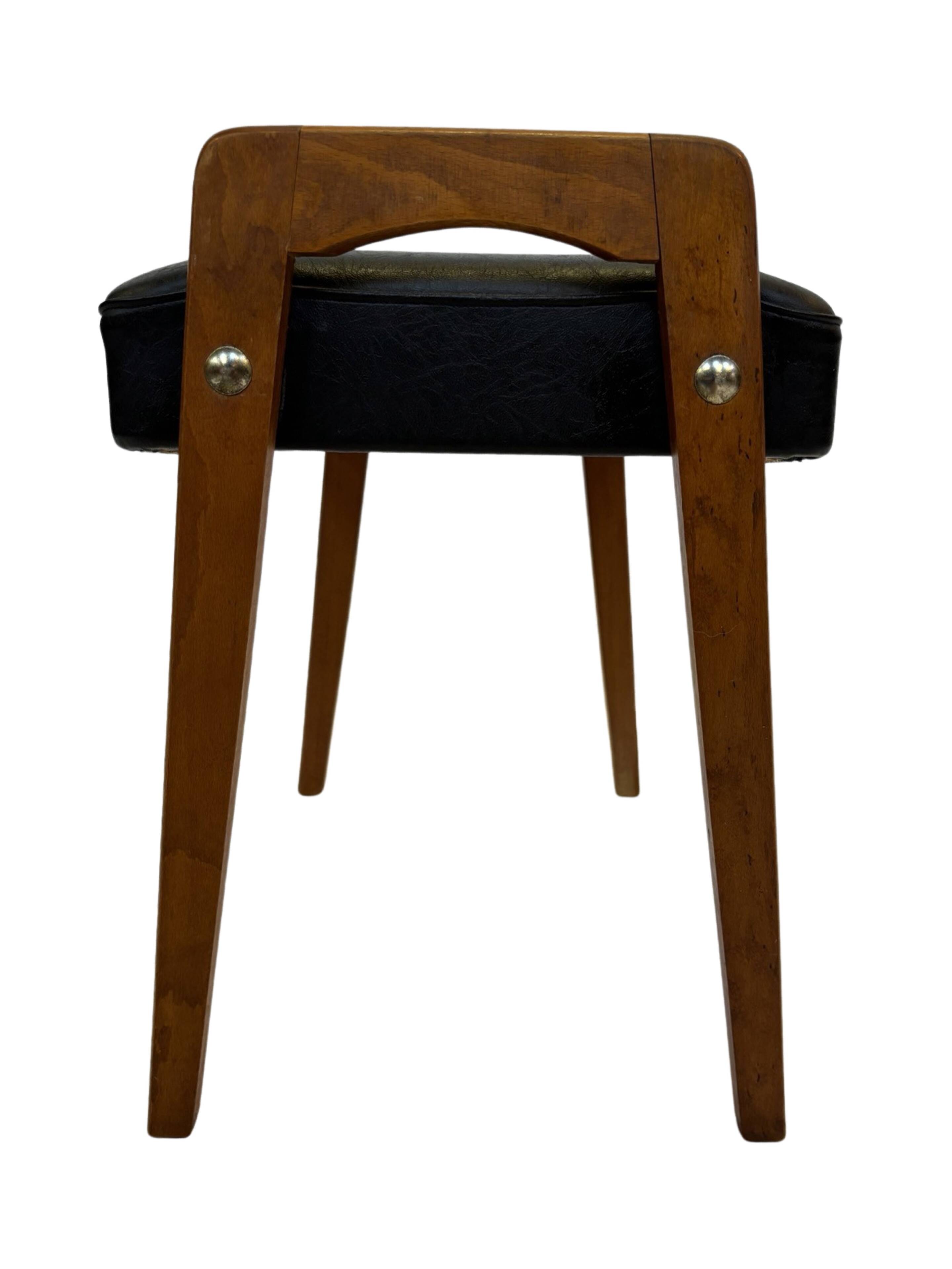 Vintage Footstool Ottoman Danish Design 1960s