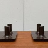 Mid-century German Space Age ceiling or wall lamps by Cosack, set of 2.