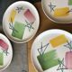 9 assiettes plates 50 MBFA Pornic