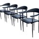 Vintage Fasem P40 chairs set of 4 from the 80s
