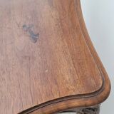 Louis XV style mid-style table in solid walnut