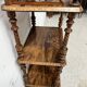 Napoleon III display stand in marquetry mahogany, 19th century.