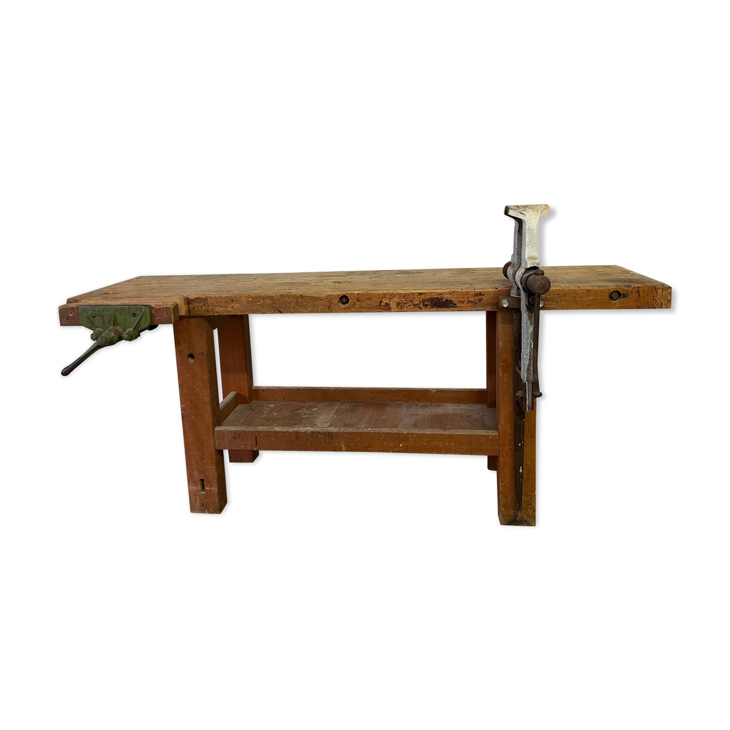 Old wooden workbench