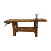 Old wooden workbench