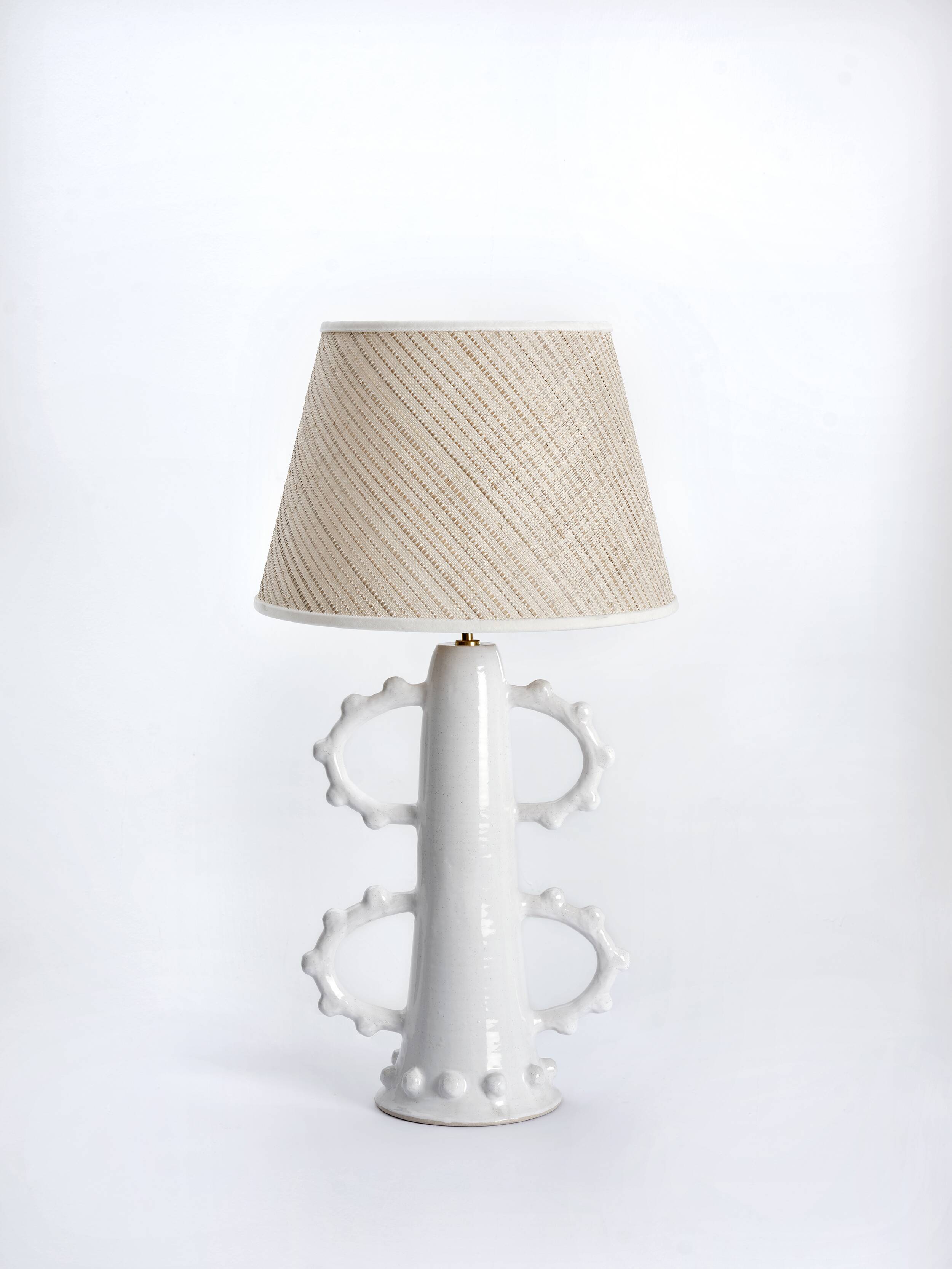 Studio B Lamp Base All White, ES x Kinkatou