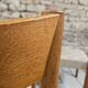 6 chaises Scandinave 1960' sangles tressées
