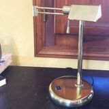 Lampe de table Relco Milan Italy avec bras articulé en laiton par Gianfranco Frattini, années 70