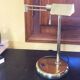 Relco Milan Italy table lamp with articulated brass arm by Gianfranco Frattini, 1970s