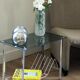 Side table / end table for storing vintage vinyl records – 1970s