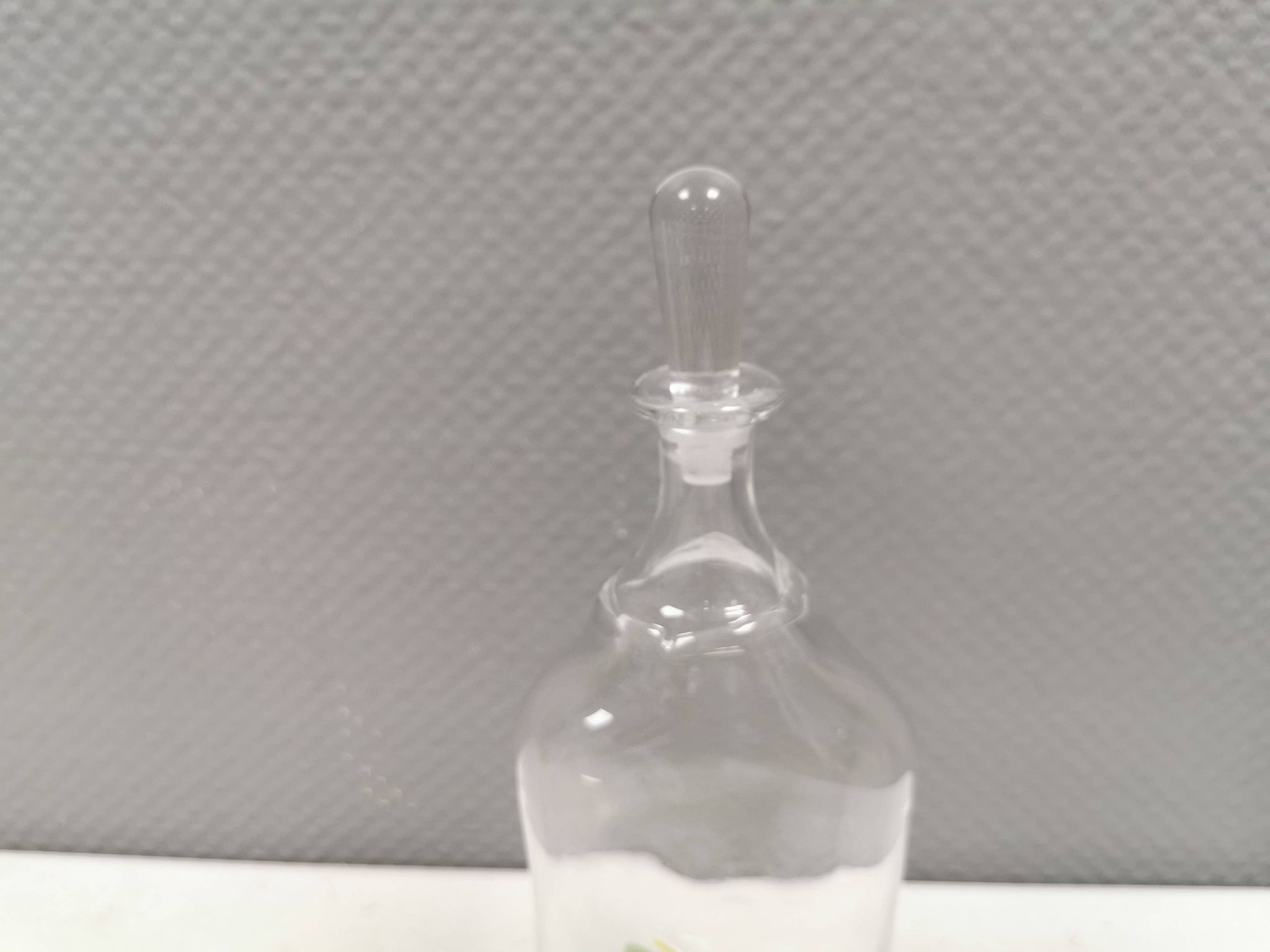 A  Bertil Vallien carafe with stopper for Kosta Boda, 1980s. Rainbow series
