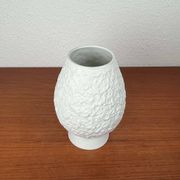 Vintage white porcelain vase German Model 605/2 by KPM Royal Porcelain, 1970s.