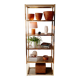 Gold and smoked glass shelf 1970