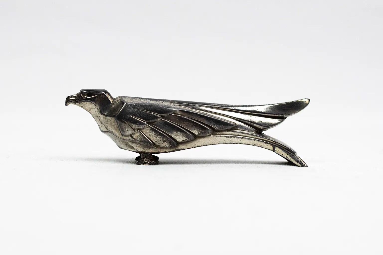 10 porte-couteaux animaliers Art déco en métal argenté – dlg Sandoz, Gallia