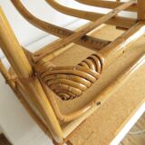 Bedside table and magazine rack wicker