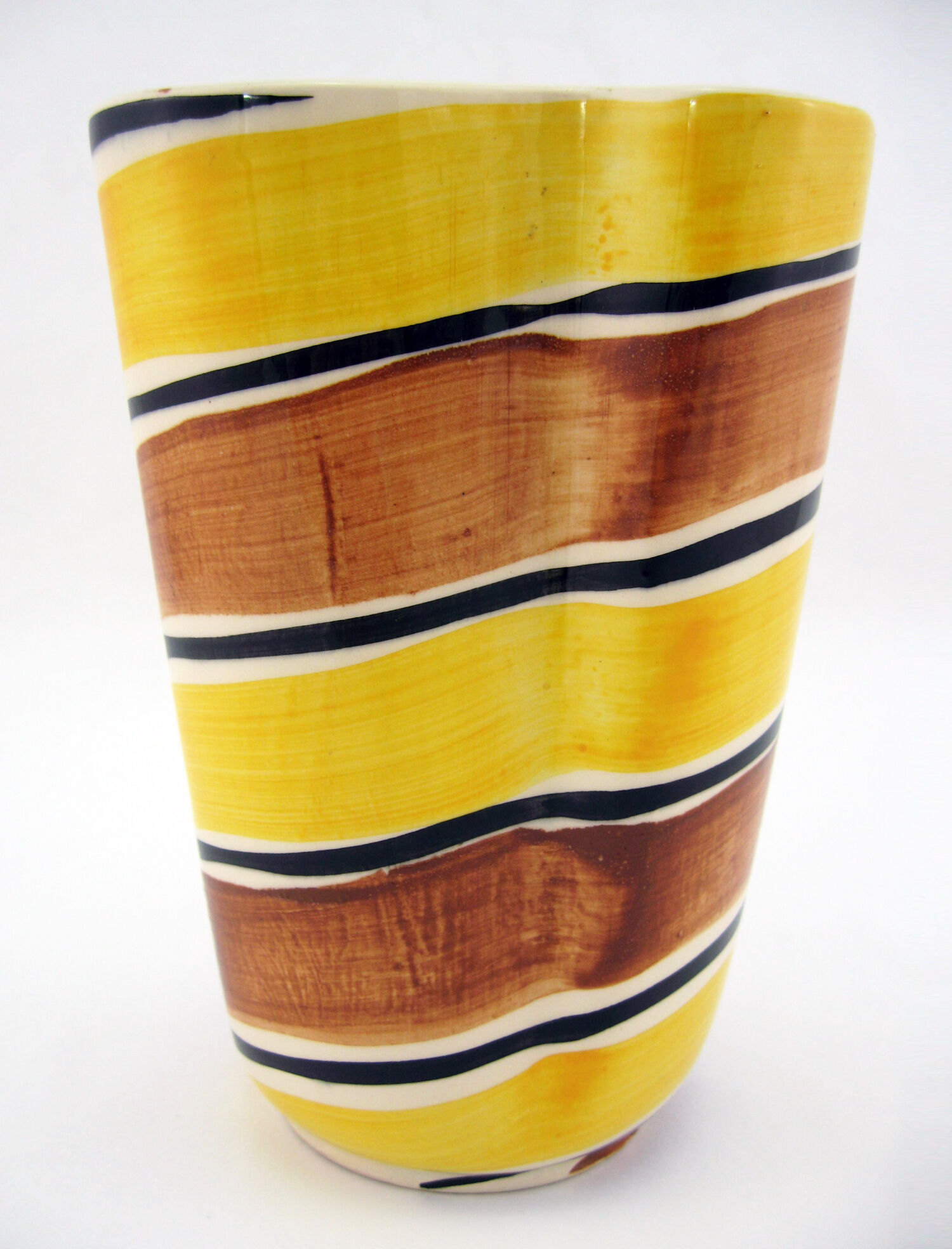 Ceramic handkerchief vase - Poët Laval France - vintage 50s