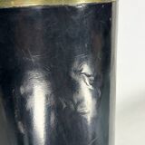 Vintage Brass sphere table lamp. Italy 1970s