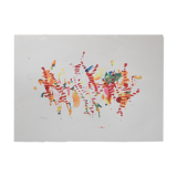 Alighiero Boetti, Saltando di Palo in Frasca, 48-50, Serigrafia, 1986