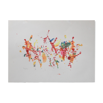 Alighiero Boetti, Saltando di Palo in Frasca, 48-50, Serigrafia, 1986