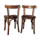 Velvet bistro chairs