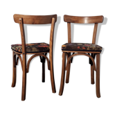 Chaises bistrot en velours
