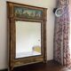 Miroir trumeau époque Restauration - Décor fixé sous verre