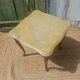 Vintage side table in gilded brass with an onyx top.