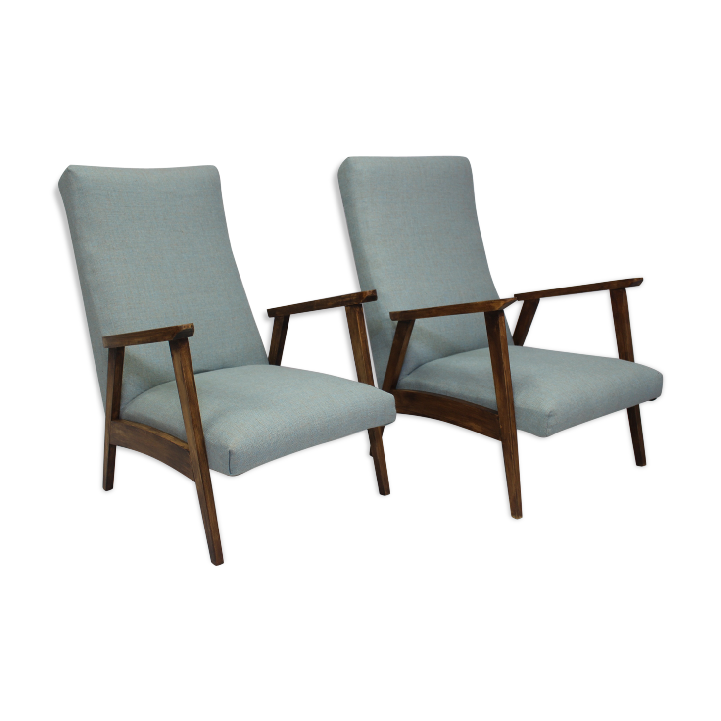 Pair of Scandinavian armchairs 50