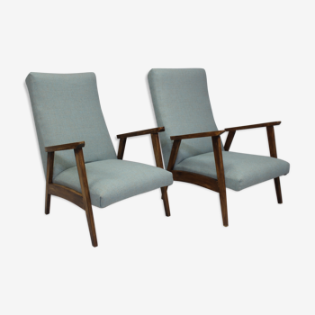 Pair of Scandinavian armchairs 50