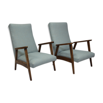 Pair of Scandinavian armchairs 50