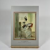 Poster fixed on paper after Achille Devéria