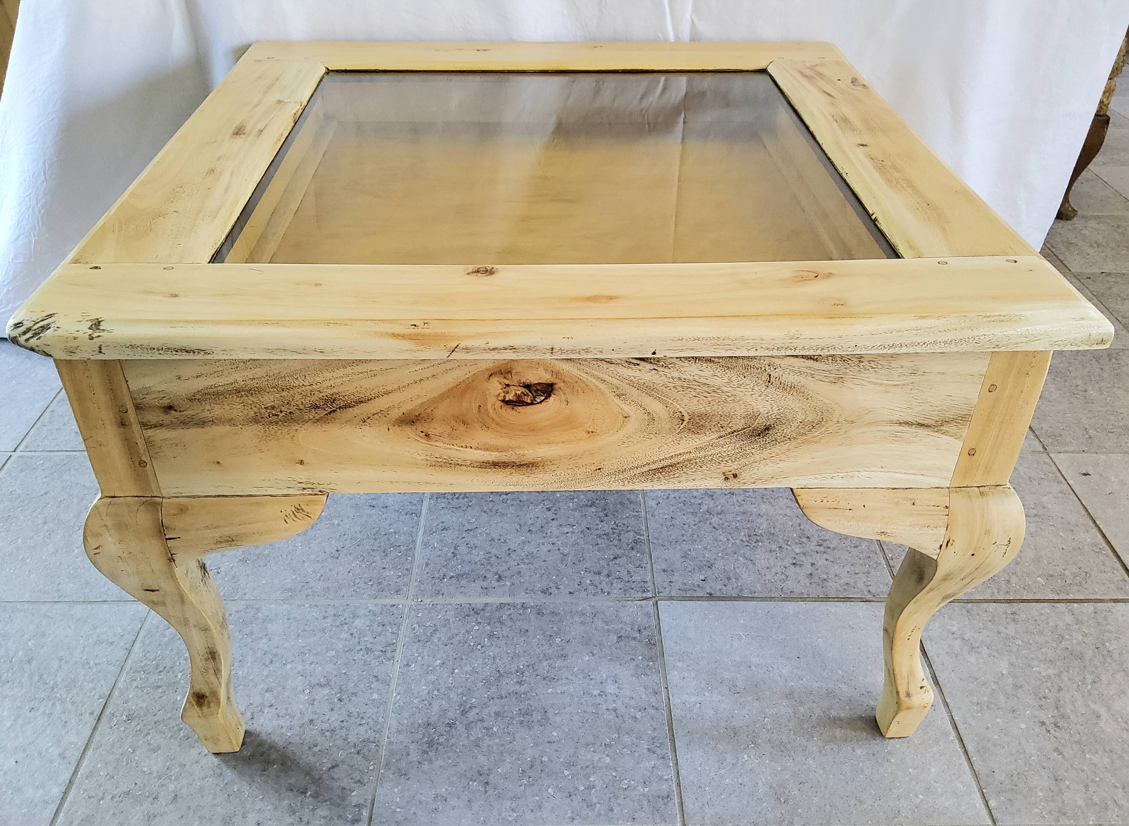 Wooden coffee table
