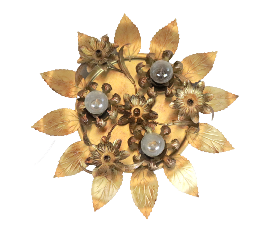 Vintage ceiling lamp ceiling lamp willy daro flower flower lamp