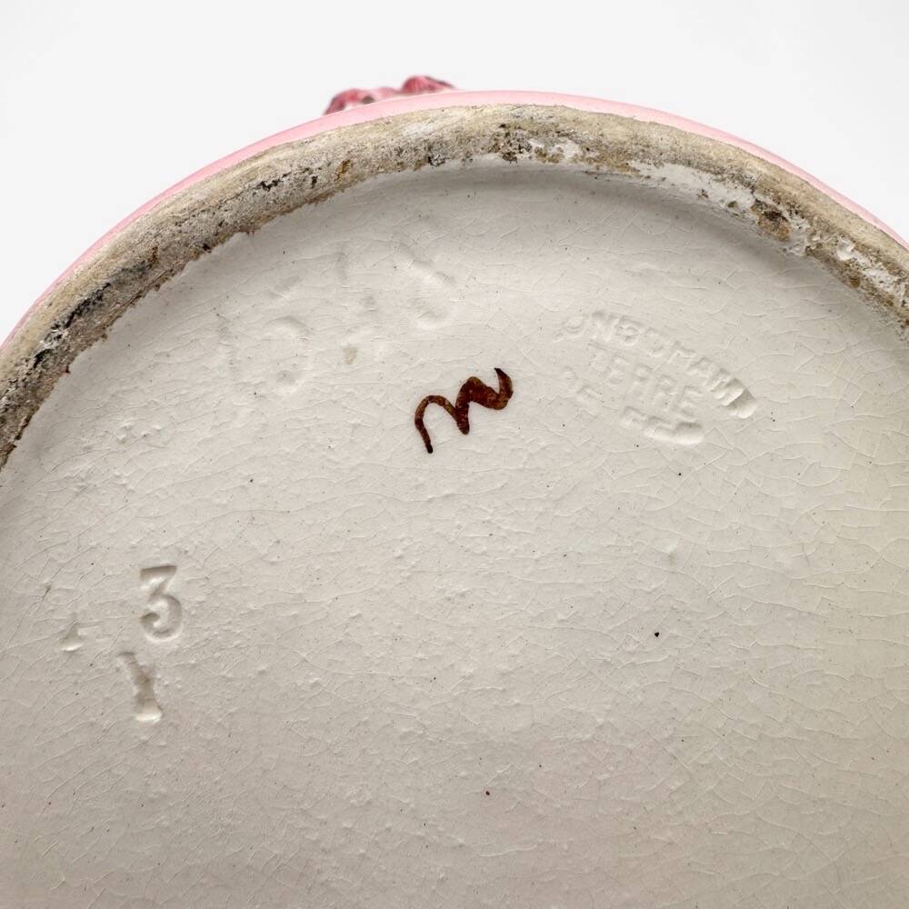 Art Nouveau vase in barbotine Longchamp Terre de Fer